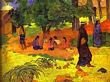 Paul Gauguin Famous Paintings - Taperaa Mahana